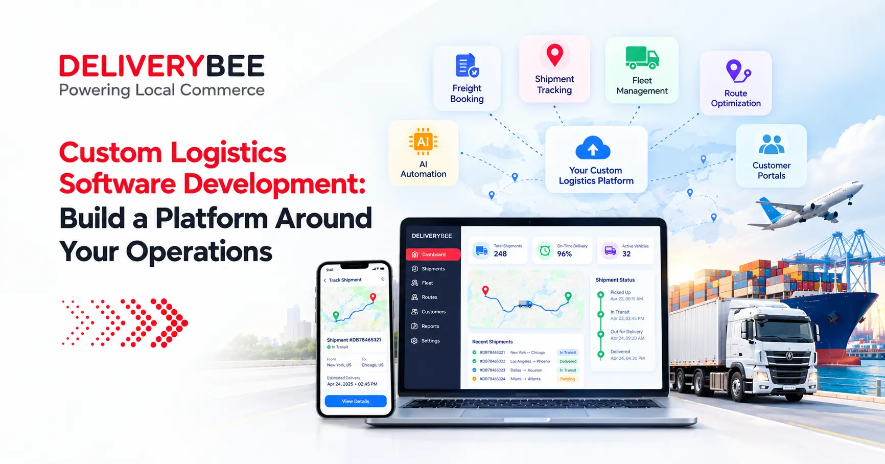 Custom Logistics Software Development: Build a Platform Around Your Operations